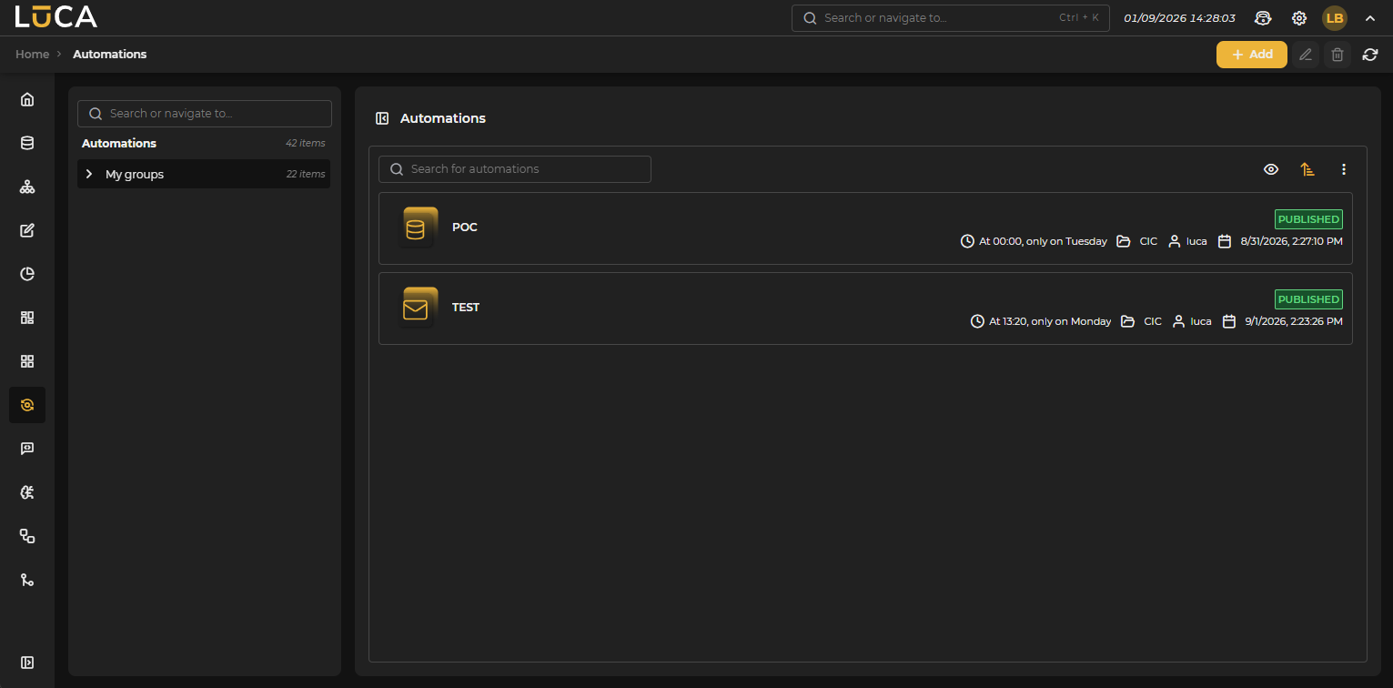 Automations Management