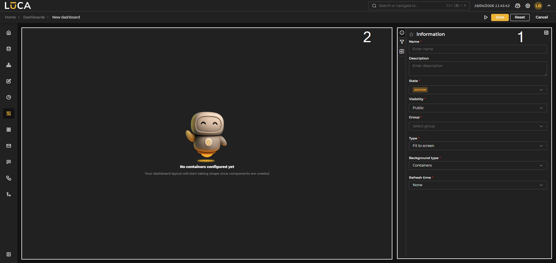 Dashboard Creation