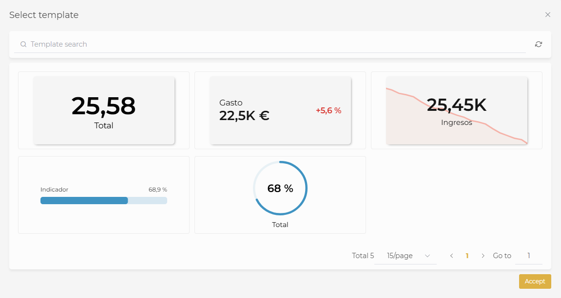 Predefined Templates