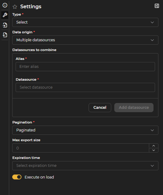 Add Datasource