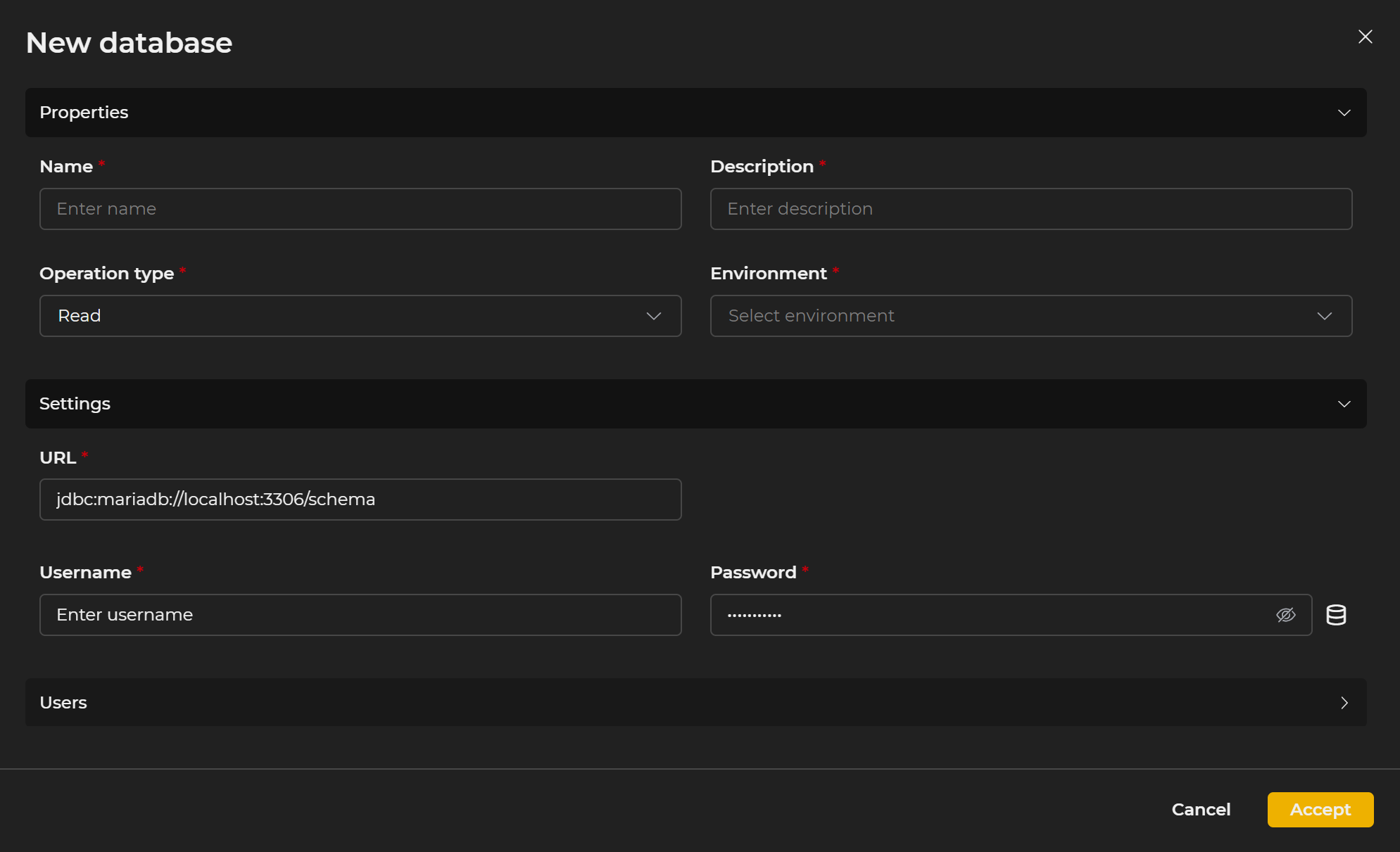 New database