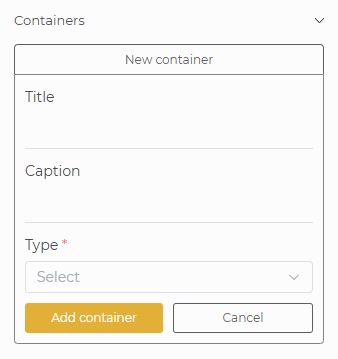 Containers