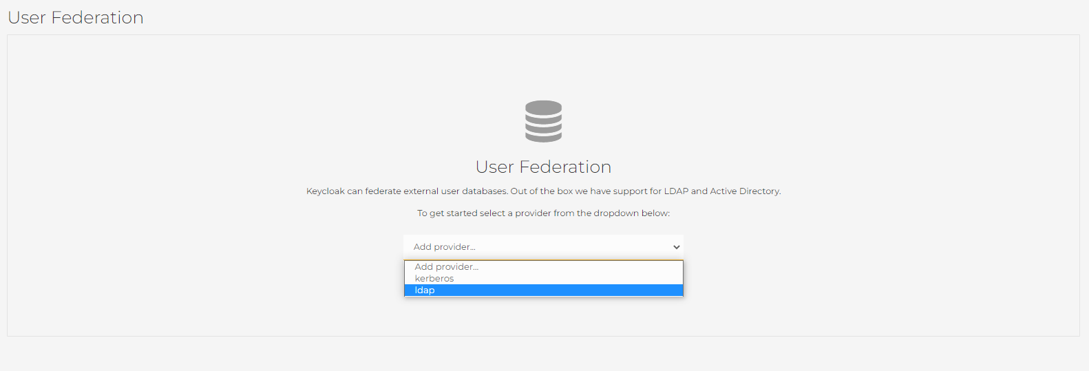 ldap user federation